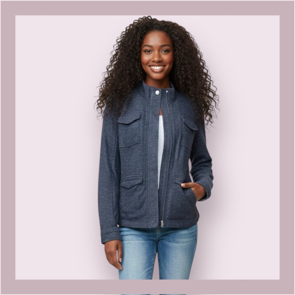 Hinge Dark Speckled Utility Jacket - image 1